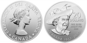 20 for 20 silver rcm coin1 - Royal Canadian Mint revels in Diamond Jubilee successes