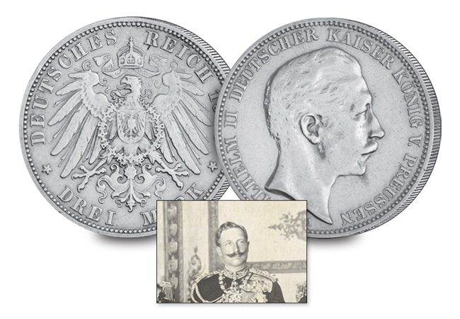 4 kaiser wilhelm ii of germany and prussia3 - Nine Kings in one room, nine great European currencies…