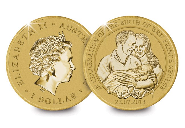 Australia 2013 $1 The Birth of HRH Prince George of Cambridge