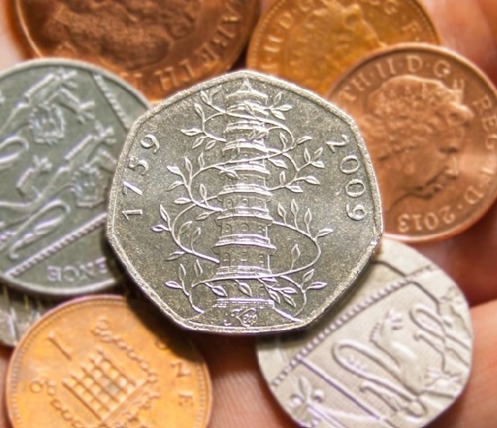 kew gardens 50p a - Coins and Stamps in Investment Top 10 List