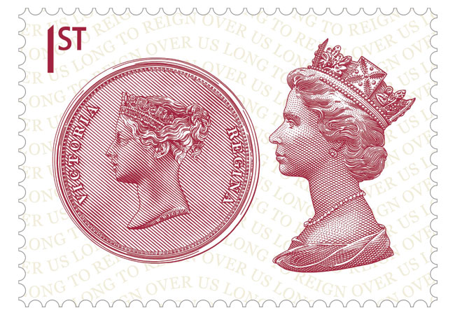 stamp 1 - First Look: The UK's New Longest Reigning Monarch Stamps