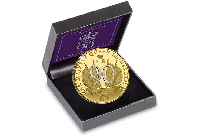 Queen Elizabeth II 90th Birthday Coin