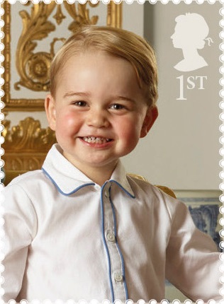 Prince George on the NEW GB 1st Class Stamp