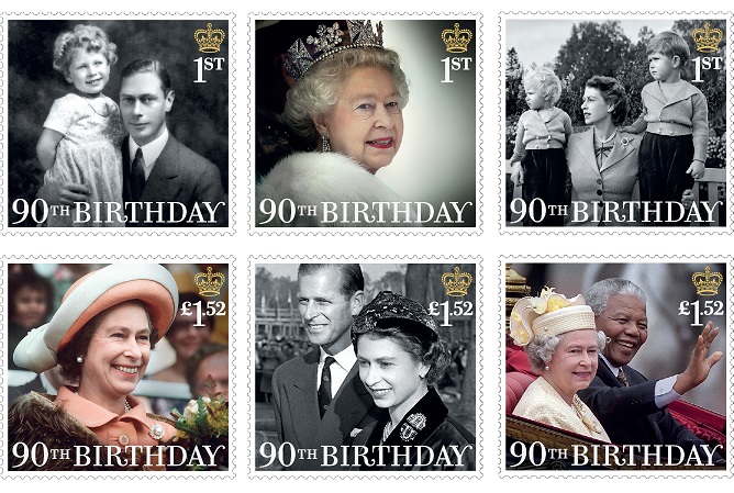 hmq 90th birthday stamps - Prince George to appear on a British Stamp for the first time