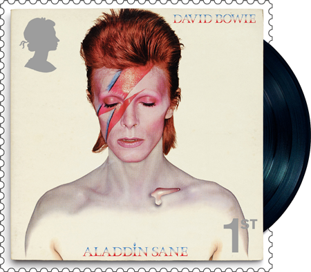 aladdin sane - FIRST LOOK: New David Bowie Stamps just announced...