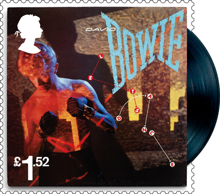 david bowie lets dance stamp