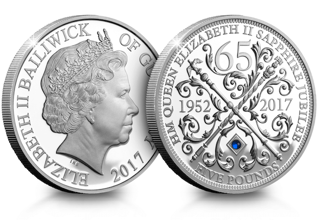 sapphire jubilee proof coin