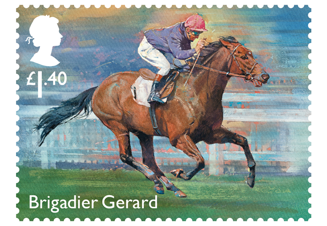 horse racing stamp brigadier gerard
